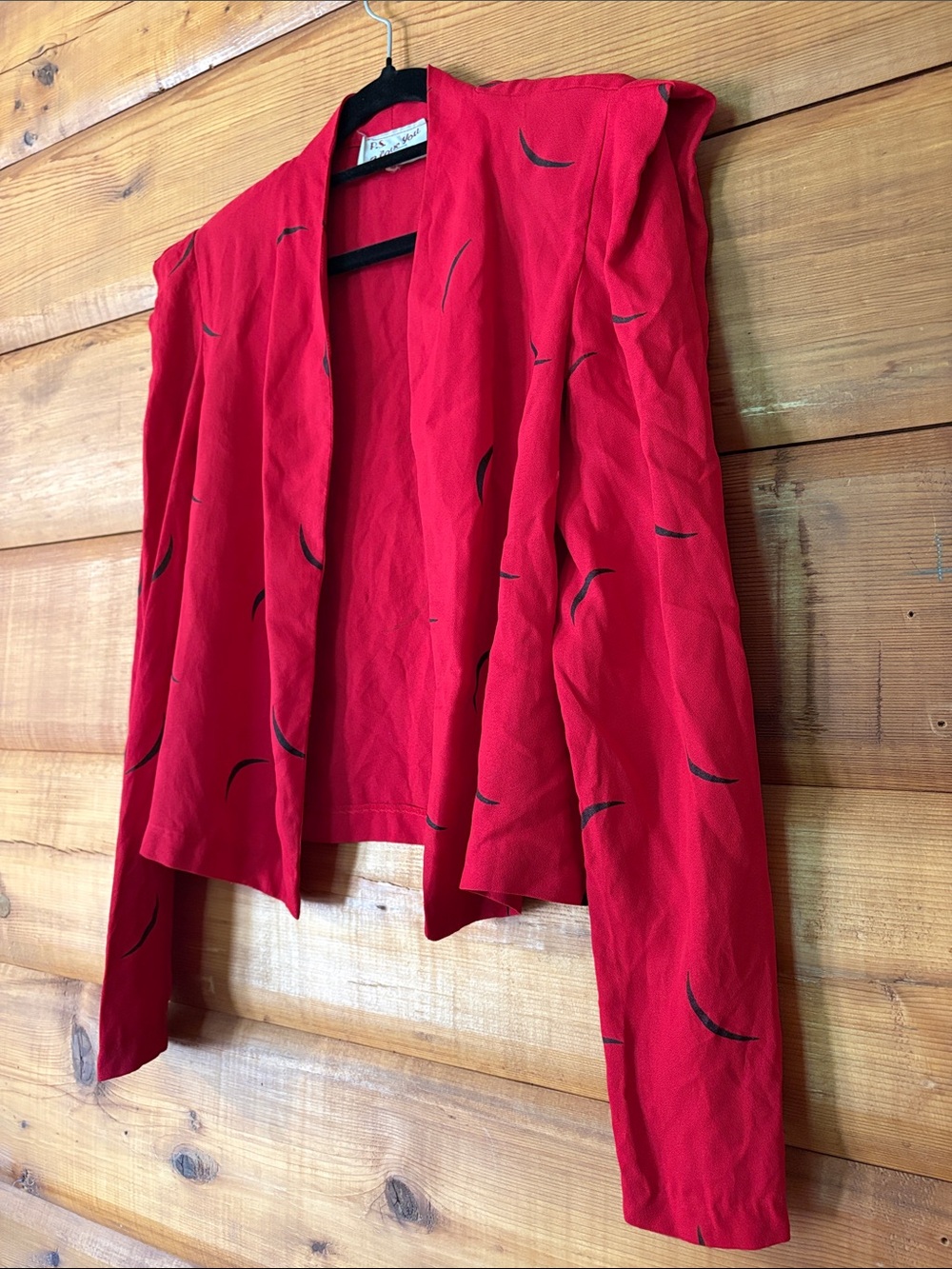 1990’s P.S. I Love You Open Front Cardigan